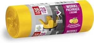 ST-AZ-033638 - Sacchetti per La Spazzatura Con Manici, 35 L, 28 Pezzi, Profumo D - Foto 1 di 12