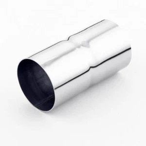 Adaptador reductor conector tubo escape ID a 2,5" ID acero inoxidable 304 - Imagen 1 de 3