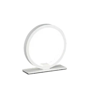 Lampada da comodino a led design moderno circolare bianco per camera MN-592 - Picture 1 of 1