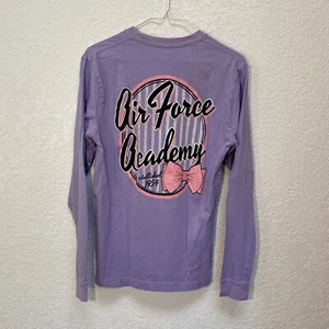 Air Force Academy Falcons T-Shirt Adult Small Lavender Pink L/S Tee Shirt USAFA - Picture 1 of 8