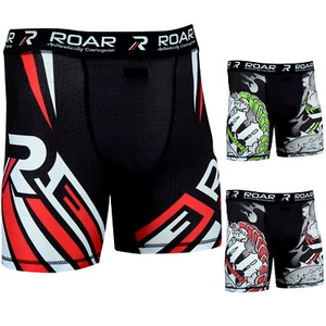 ROAR Men's Fitness Compression Shorts Workout Sports Sweatshorts - Picture 1 of 14