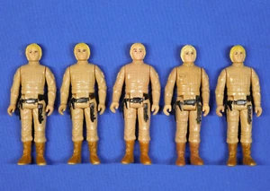 VINTAGE STAR WARS BESPIN LUKE SKYWALKER 5-FIGURE LOT 1980 KENNER - Picture 1 of 2
