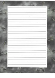 10 Sheets 5 Envelopes A4 Letter Writing Set: Anzac planes - Picture 1 of 1