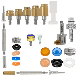 Zimmer TSV 4.5 Dental Cónico Tornillo-Ventilación Compatible 4.5mm Diámetro Localizador Pilares - Imagen 1 de 89