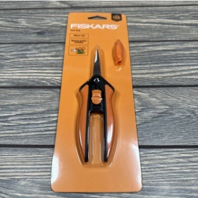 FISKARS SOFT TOUCH MICRO TIP HERB SNIP SCISSORS - NEW - Image 1 of 4