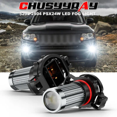 Kit de conversión de bombilla antiniebla LED blanco brillante para Jeep Compass 2011-2013 5202 Foto 1 de 4