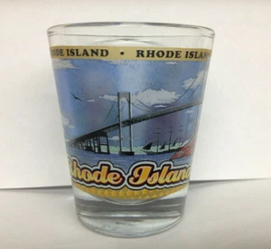 RHODE ISLAND  STATE WRAPAROUND SHOT GLASS SHOTGLASS NEW  - Picture 1 of 1