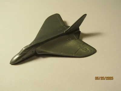 Vintage Skyray Hard Plastic Cereal Promo Jet Airplane W Bottom Hole Version 50s - Image 1 of 4