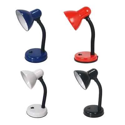 BURAKH Study Desk Lamp Flexible Neck E27 40W Simple Design for Study Work Room Home