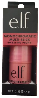 (NUEVO EN CAJA) e.l.f. Monocromático Multi Barra Cremoso Mezclable Color LABIOS OJOS Mejillas Foto 1 de 4