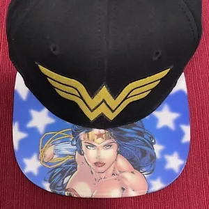Wonder Woman 3D Lenticular baseball cap hat Bioworld Snapback New with stickers - Picture 1 of 8