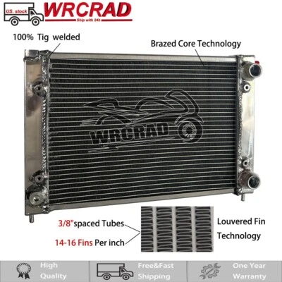 Radiator For 1982-1992 83 84 85 86 Volkswagen VW Golf MK2 GTI MK II 17"CORE MT - Image 1 of 4