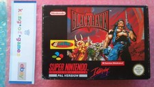 ♕ original black hawk Blackthorne pal super nes snes super nintendo 🌊 🔥
