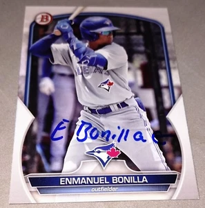 Enmanuel Bonilla 2023 Bowman Draft Auto 1st Card - Imagen 1 de 1