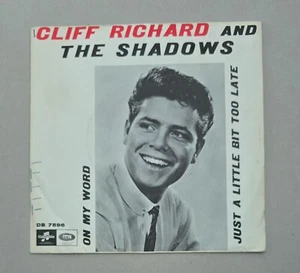CLIFF RICHARD&THE SHADOWS "ON MY WORD" SWEDEN BLACK SP - Picture 1 of 4