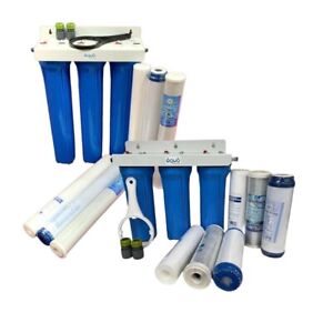 10"and 20" WATER FILTER PURIFIER 3 STAGE  DECHLORINATOR KOI  POND INC SPARES