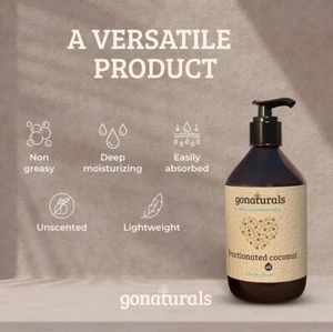 Gonaturals Fractioned Coconut Oil 250ml UNBOXED - Picture 1 of 1