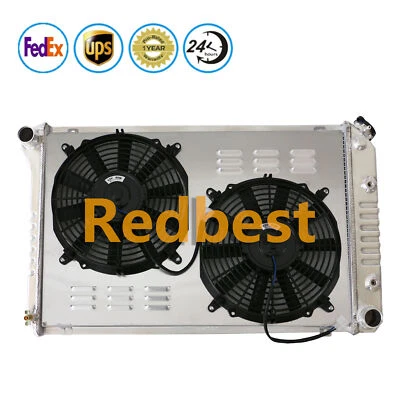 PARA 1977-1981 Oldsmobile Cutlass 4.3L 98 5.7L V8 Ventilador de cubierta de radiador de aluminio Foto 1 de 4