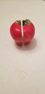 Vintage Two Piece Apple Salt and Pepper Shaker - Picture 1 of 9