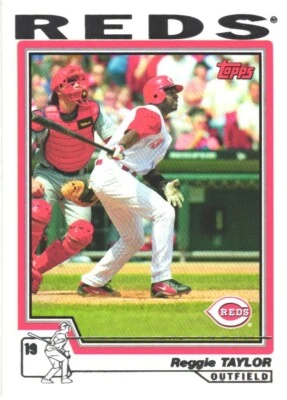 2004 Topps #142 Reggie Taylor Cincinnati Reds Baseball Card  - Image 1 of 2