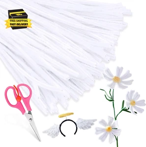 100Pcs Pipe Cleaners, Pipe Cleaners Craft, Creative Craft Pipe Cleaners for Fest - Picture 1 of 6