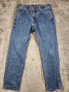 Levis 505 Jeans Herren 32x30 Blau Denim Straight American Work Wear - Bild 1 von 12