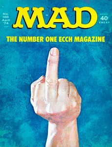 MAD Magazine #166 - Abril 1974 - Póster de portada - Imagen 1 de 1