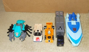 Vintage 1980's G1 Transformers Lot Hasbro Robot Figures Scourge - Picture 1 of 4