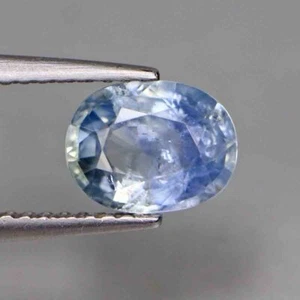 1.60 Cts Unheated Natural Sapphire Oval Cut Blue Color Loose Gemstones - Picture 1 of 5