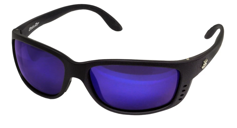 Bimini Bay Polarized Sunglasses MB-BB1SB Blue/Smoke Lens Fishing Beach Outdoors - Image 1 of 1