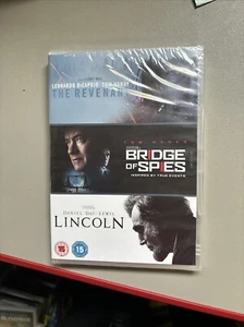The Revenant/Lincoln/Bridge of Spies (DVD #6 NEW & SEALED - Region 2 - Picture 1 of 2