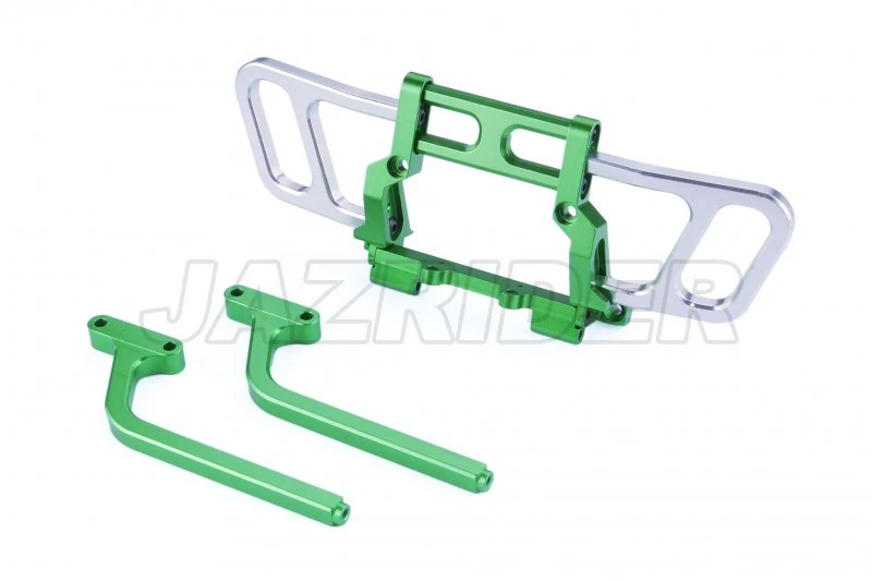 Jazrider Green Aluminum Front Bumper Guard & Support Bull Bar For Axial Wraith - Image 1 of 1