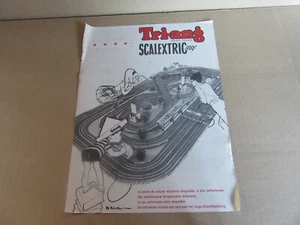 340O Scalextric Tri-Ang France Sheet Recto Verso 1962 Slot Car Race Circuit - Picture 1 of 2