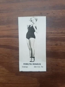 1960 FPF LTD. Greetings Bathing Suits Card Film Stars Marilyn Monroe NM+/NM-MT - Picture 1 of 2