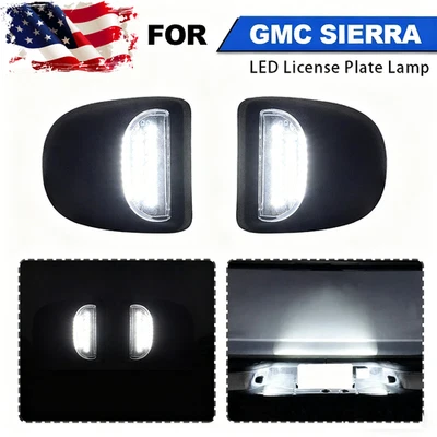 LED License Plate Light for GMC Yukon Sierra 1500 2500 Chevy Tahoe Silverado Foto 1 de 4