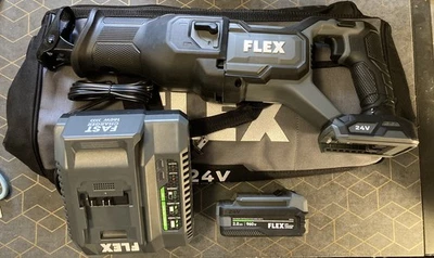 Flex FX2271 24V Reciprocating Saw Kit with 2AH STACKED Battery! - Image 1 of 4
