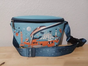 Disney World Magic Kingdom Park Loungefly Tomorrowland Space Belt Fanny Pack Bag - Picture 1 of 6
