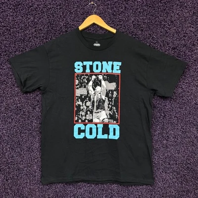 Stone Cold Steve Austin The Double Fist Salute WWE T-Shirt L - Image 1 of 4