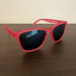 Goodr "Flamingos On A Booze Cruise" Pink Sunglasses Teal Polarized Lenses - Picture 1 of 7