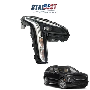 Headlight Headlamp Passenger Right Side For Cadillac XT4 2019-2021 LED Chrome - Picture 1 of 13