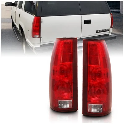 Luz trasera izquierda derecha transparente y roja Anzo 311300 para Chevrolet Tahoe 1995-1999 Foto 1 de 4