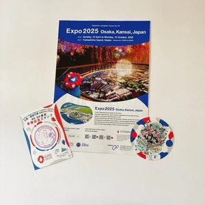 Japan EXPO 2025 Osaka Kansai English version OFFICIAL GUIDE Map + Novelty goods - Picture 1 of 15