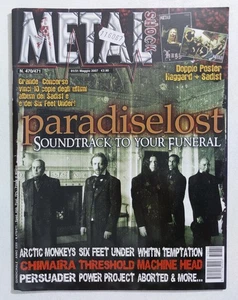 81978 METAL SHOCK 2007 n. 470/471 - Paradise Lost / Six Feet Under + Poster - Imagen 1 de 4