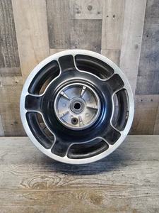 09-23 Harley Davidson Touring Rear Back Airstrike Wheel Rim Bent 16x3 - Picture 1 of 20