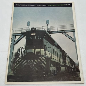 Southern Railway Company Annual Report 1967 Magazine Railroad Ephemera - Picture 1 of 6