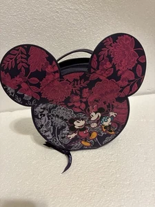 Vera Bradley Disney Whimsy Cosmetic Bag Mickey & Minnie’s Flirty Floral Tonal - Picture 1 of 15