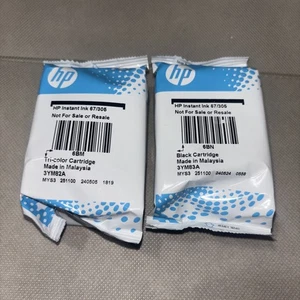 HP Instant Ink 67/305 czarno-trójkolorowe wkłady nowe zapieczętowane 3YM82A 3YM83A - Zdjęcie 1 z 1