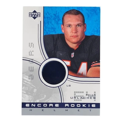 2000 Upper Deck Encore #H-BU Brian Urlacher capacetes de novato controle remoto - Imagem 1 de 2