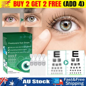 Presbyopia Vision Restore Eye Drops Relieve Fatigue Aningeresting Clean Relieve - Picture 1 of 9