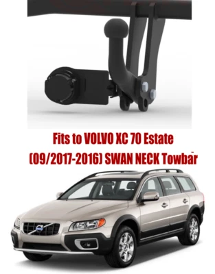 Barra de remolque Swan para Volvo XC 70 Estate (2007-2016) y kit de relé de derivación de 7 pines - V294 Foto 1 de 4